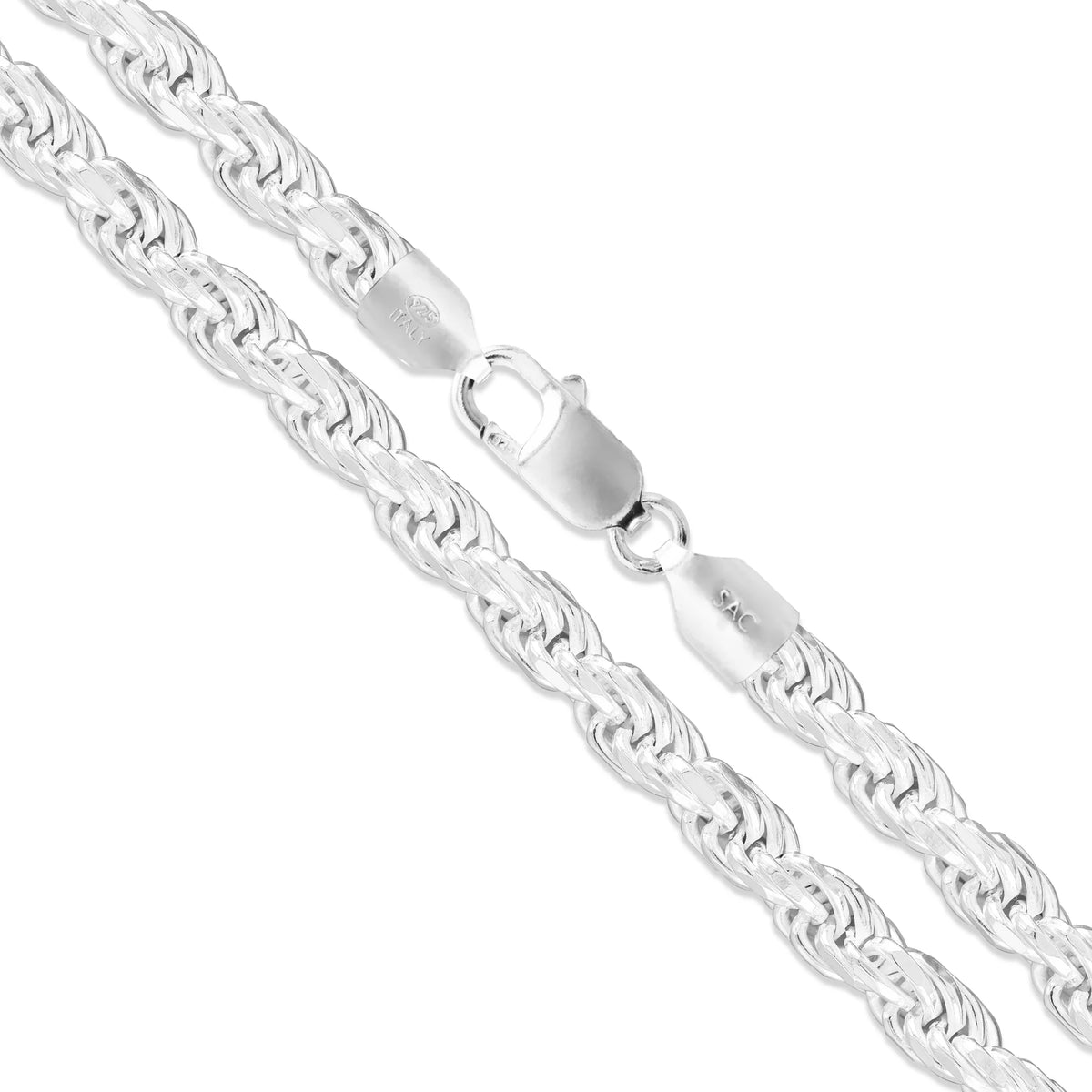 925 Sterling Silver Rope Chain - 5.8mm