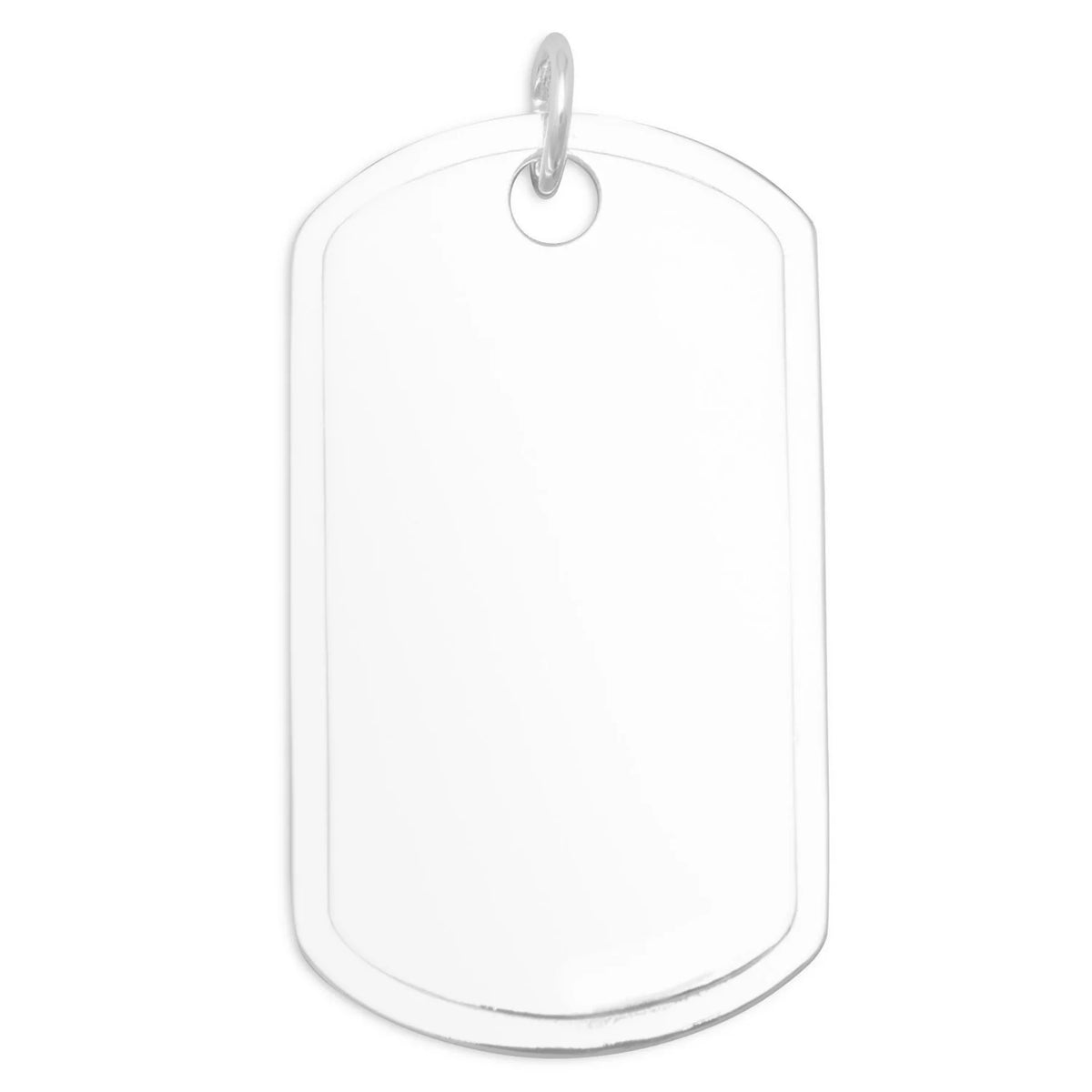 925 Silver Custom Engraved Dog Tag