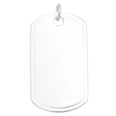 925 Silver Custom Engraved Dog Tag