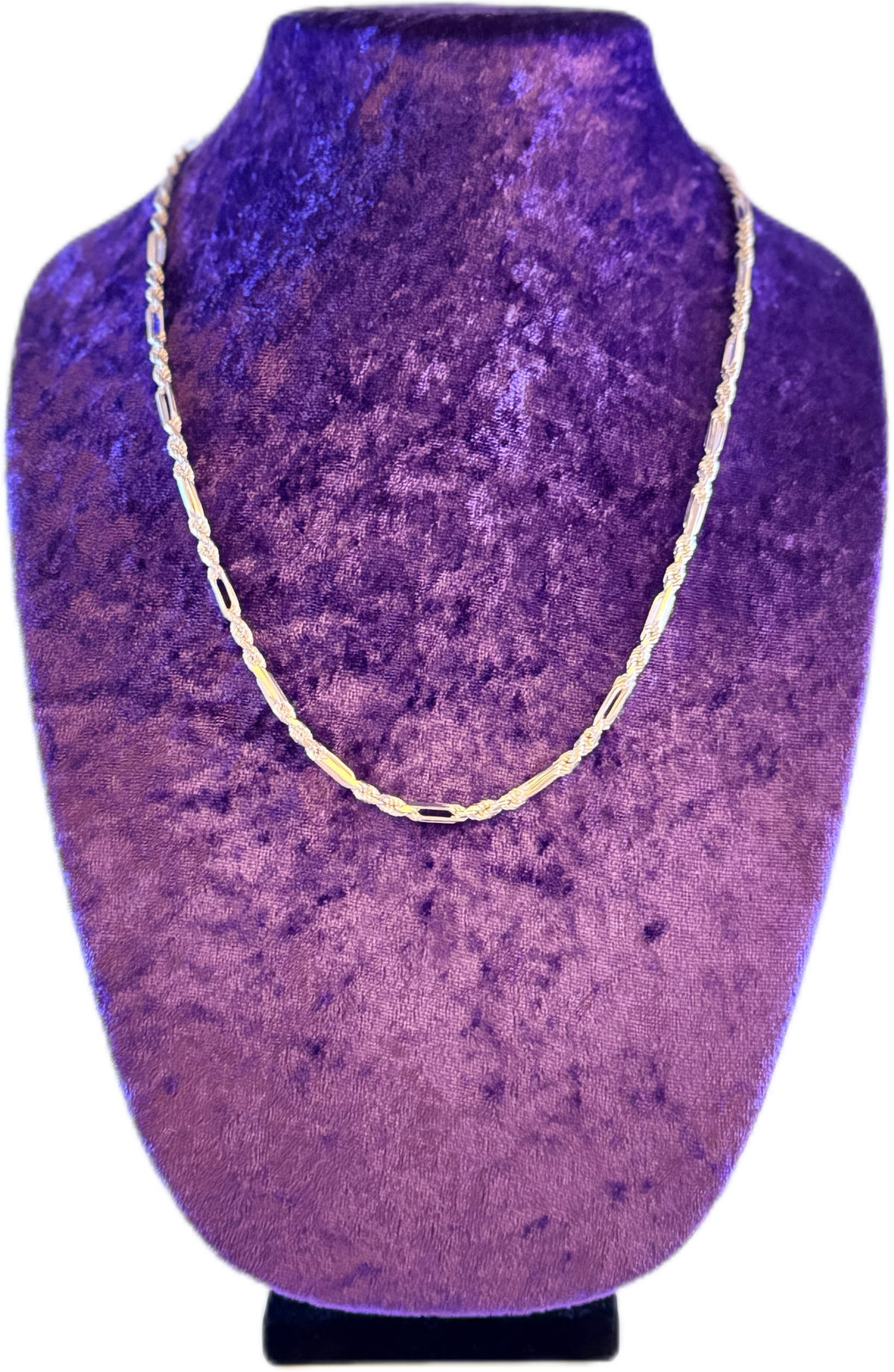 925 Sterling Silver FigaRope Chain - 4mm