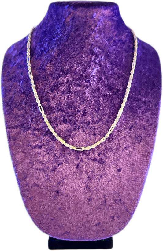 925 Sterling Silver FigaRope Chain - 4mm