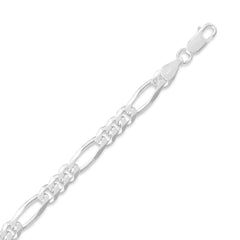 925 Sterling Silver Figaro Chain (5.5mm)