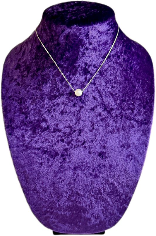 Floating Freshwater Pearl Necklace – 9mm