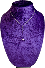 Natural Pink Freshwater Pearl Drop Necklace – 7.5mm (Limited Supplies)