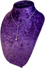 Natural Pink Freshwater Pearl Drop Necklace – 7.5mm (Limited Supplies)