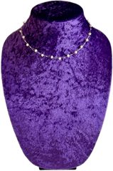 Double-Strand Freshwater Pearl Necklace – 5mm Baroque – 20 Pearls