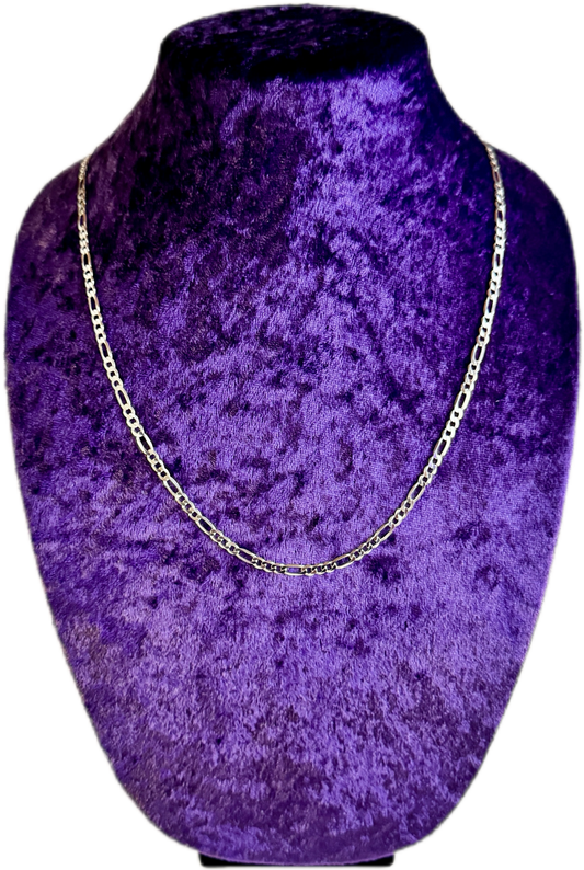 925 Sterling Silver Figaro Chain - 4.0mm