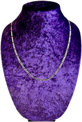 925 Sterling Silver Figaro Chain - 4.0mm