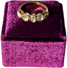 5 Salt and Pepper Diamond Ring