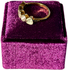 5 Salt and Pepper Diamond Ring