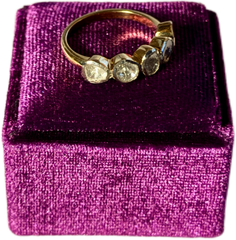 5 Salt and Pepper Diamond Ring