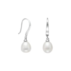 Sterling Silver Freshwater Pearl French Wire Earrings